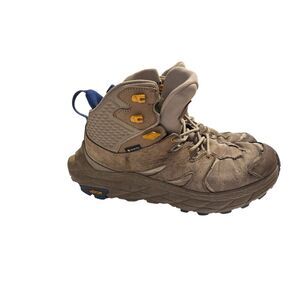 Hoka Men's Size 9D Anacapa Mid GTX Hiking Shoes Tan Utility Gorpcore Outdoors